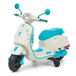 PRO KIDS® Classic Vespa Style Ride-On Electric Scooter for Kids | 12V Battery Bike with Bluetooth, USB, AUX, Music & LED Lights | Safe & Smooth Ride | Boys & Girls (2–8 Years)
