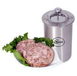 Ham Maker, Stainless Steel Meat Cooker for Making Healthy Homemade Deli Meat with Thermometer