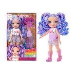 Rainbow High Littles - Amethyst Willow - Small, Posable Fashion Doll – Purple 14 cm Tall Doll with Purse and Magical Pet Dog - Suitable for for Kids and Collectors