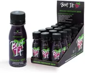 BEET IT Circulation Organic Beet Root Juice Shots - 300mg Dietary Nitrate for Heart Health Support (15 x 2.4 fl. oz.), Non-GMO, Natural Blood Pressure Support & Juice Shots