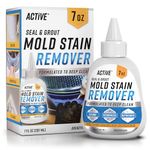 Mold Stain Remover Gel Cleaner - ACTIVE Heavy Duty Stain Cleaner for Front Loader Washing Machine Seal, Bathroom Grout, Shower, Caulk - Front Load Washer Cleaning Solution - 7 Fl Oz