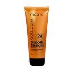 Matrix Opti.Care Professional Anti-Frizz Conditioner | For Salon Smooth, Straight Hair | With Shea Butter, 196 Gram