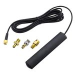 Be In Your Mind 4G LTE Antenna 3DBI SMA Male Adapter Cable Self-adhesive Mounted with SMA Female to TS9 RP-SMA BNC Male Converter Connectors