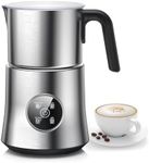 Milk Frother and Steamer, Large Cap