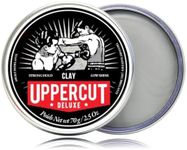 Uppercut Deluxe Clay, Mens Clay Low Shine and Strong Hold, Water and Wax Based Clay for Men, Mens Hair Product for Adding Texture for Long and Short Hair 70g