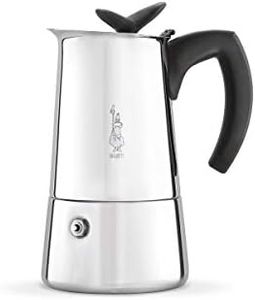 Bialetti Musa Espresso Coffee Maker, 10 cups, black/silver