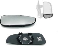 Right Side, UK Driver Side Lower Wing Mirror Blind Spot Glass Heated FOR FIAT DUCATO, PEUGEOT BOXER, CITROEN RELAY (2006 Onwards) 71748249, 8151.LN