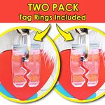 SilenTags Pet Tag Silencer (Clear Two Pack)