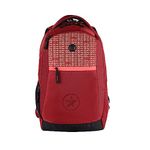 Gear Rockstar 34L Large Water Resistant School Bag/Casual Backpack/Daypack/Travel Backpack/Kids Bag/College Bag for Boys/Girls/Men/Women (Maroon)