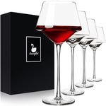 Swanfort Red Wine Glass Set 4,Hand 