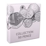 Coin Collection Album – 50p London Olympic Storage Binder – Collecting Holder - Protect and Store 200 Coins - Original SCHULZ Coin Album With Black Dividers.