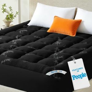 BEDLORE King Mattress Topper, Thick Pillow Top Mattress Pad