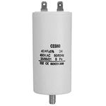 CBB60 Capacitor, 40uf Motor Run Capacitor, 450V Frequency 50/60Hz Start Motor Running Capacitor Water Pump Capacitor for Washing Machine