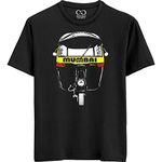 SENSIBLETSHIRTS.COM Mumbai Rickshaw Unisex Men/Women Regular Fit Cotton Black T-Shirt (Black_XL)