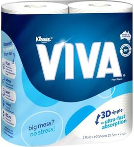 Viva Ultra Absorbent Paper Towels 60 Sheets (Pack of 2)