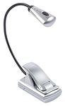 LIGHT IT! by Fulcrum, 20010-301 MultiFlex LED Reading Light, Silver, Single Pack