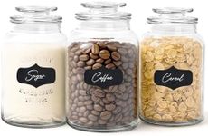 WHOLE HOUSEWARES Glass Canisters wi