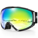 Findway OTG Ski Goggles - Over Glasses Snow Snowboard Goggles for Men Women Adult & Youth - Anti-Fog 100% UV Protection