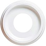 Westinghouse 7703700 9-3/4-Inch Smooth White Finish Ceiling Medallion