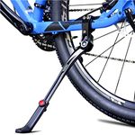 New Alloy Adjustable Rear Side Non-Slip Bicycle Bike Kickstand, Height Adjustable Bike Stand suitable for 24"-29"inches mountain bike/road bike