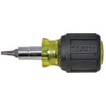 Multi Bit Screwdriver Nut 6 in 1 Stubby Ph Sl Sq Bits