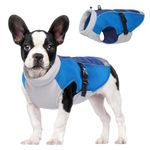 Bonaweite Dog Cooling Vest, Pet Cooling Shirt for Dogs, Breathable Mesh Ice Summer Cooling Coat, Adjustable Straps Cool Jackets for Small Medium and Large Dogs