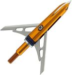 Rage Crossbow X, 2 Blade Broadhead, 125 Grain with Shock Collar Technology (3 Pack)