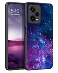 BENTOBEN For Xiaomi Redmi Note 12 Pro 4G/5G Mobile Phone Case Glow in the Dark Slim Fluorescence Thin Nebula PC Shell TPU Bumper Protective Case for Xiaomi Redmi Note 11 Pro 4G/5G Purple