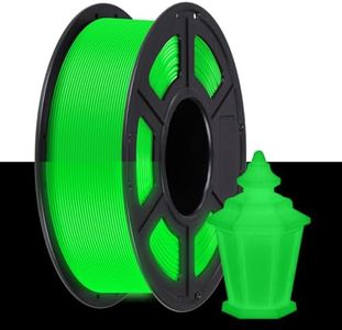 ANYCUBIC PLA 3D Printer Filament, Glow in The Dark, 3D Printing PLA Filament 1.75mm Dimensional Accuracy +/- 0.02mm, 1KG Spool (2.2 lbs), Green PLA, Glow Green