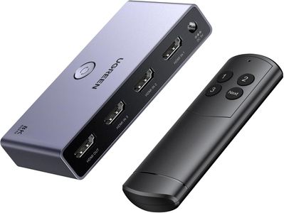 UGREEN HDMI 2.1 Switch 3x1 – 8K Ultra HD Multi-Device Selector