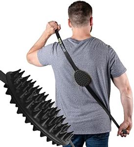 Cactus Scratcher Original Back Scratcher for Itching Relief, 2-Sides with Aggressive & Soft Spikes, Long Handheld Scratchers for Men & Women, Designed for Accessing Hard-to-Reach Areas - Black