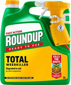 Roundup Fast Action Weedkiller, Ready to Use Manual Spray – 3 Litre