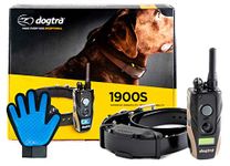 Dogtra 1900S Dog Training Collar with Remote -3/4 Mile Range Dog Locator - Includes Extreme Consumer Products Soft Silicone Pet Grooming Glove