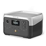 EF ECOFLOW Portable Power Station River 2, 256Wh LiFeP04 Battery/ 1 Hour Fast Charging, 2 Up to 600W AC Outlets, Solar Generator (Solar Panel Optional) for Outdoor Camping/RVs/Home Use