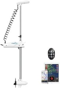 MTLAKEMOTOR HASWING Electric Trolling Motor – 24V 60" 80lbs Cayman GPS Shaft Bow Mount Fishing Boat Saltwater Freshwater