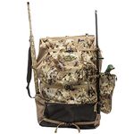 Rig'Em Right Waterfowl Refuge Runner Decoy Duck Hunting Backpack with Deluxe Padded Backrest and Shoulder Straps, Optifade Marsh, 24x12x38", Classic