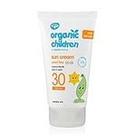 Green People Organic Children Scent Free Sun Cream SPF30 150ml | Natural, Organic Sunscreen for Kids | Eczema Friendly, Sensitive Skin, Prickly Heat | Easy to Apply | Babies, Toddlers, Children