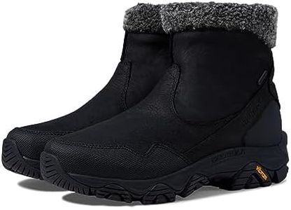 Merrell Women's Coldpack 3 Thermo Mid Zip Waterproof Snow Boot, Black, 7