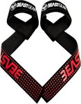 Beast Gear Weight lifting Straps - Lifting Straps for Weightlifting, Wrist Weight Straps for Men, Women, Padded Neoprene Deadlift Straps with Advanced Gel Flex Grips, Non Slip for Bodybuilding