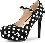 Allegra K Women's Platform Mary Jan