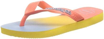 Havaianas Women's Top Fashion Flip-Flop, Gold Yellow, 5 UK
