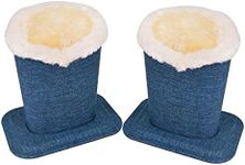 Bleiou Pack of 2 Soft Plush Lined E