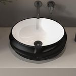 MEJE 18 Inch Oval Art Basin with Em