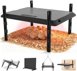 Devopet Smart Chicken Coop Heater, 75W Chick Heater with Timer & Adjustable Thermostat, Radiant Heat Panel for Poultry and Small Animals, Coop Heater for Winter, Energy-Efficient, UL-Compliant