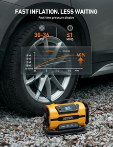 AstroAI Tyre Inflator 150PSI – Portable Air Compressor Pump