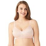 Wacoal Women's Plus Size Back Appeal Wirefree, Rose Dust, 40DD