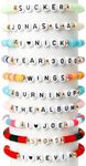 GIURKUU 10 Pcs Friendship Bracelets, Colorful Bead Fashion Bracelet for Concert Party Daily, Jewelry Accessories for Fans Girls, elastic, Acrylic, bead