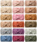 jollybows 18pcs Baby Nylon Headbands Hair Bow Elastics Hairbands Hair Accessories for Baby Girls Newborn Infant Toddlers Kids…