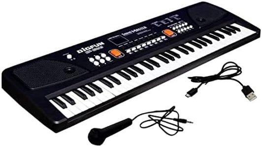 Pluspicks Kids Piano Keyboard, Piano for Kids with Microphone Portable Electronic Keyboards for Beginners 61 Keys Kid Musical Toys Pianos for Girls Boys Ages 3-8 (61 Key Bigfun Piano for Kids)