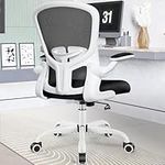 FelixKing Office Chair, Ergonomic Desk Chairs with Wheels Home Mesh Chair Adjustable Lumbar Support and Height, Ergo Chair for Working Gaming Use (White)